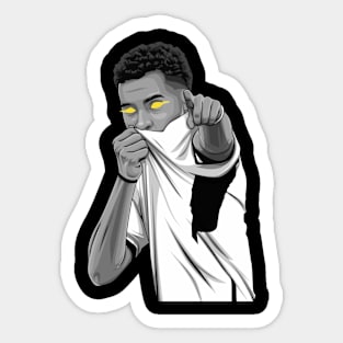 Rodrygo Black and White Version Sticker